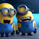Minions dumb male characters yucking it up.